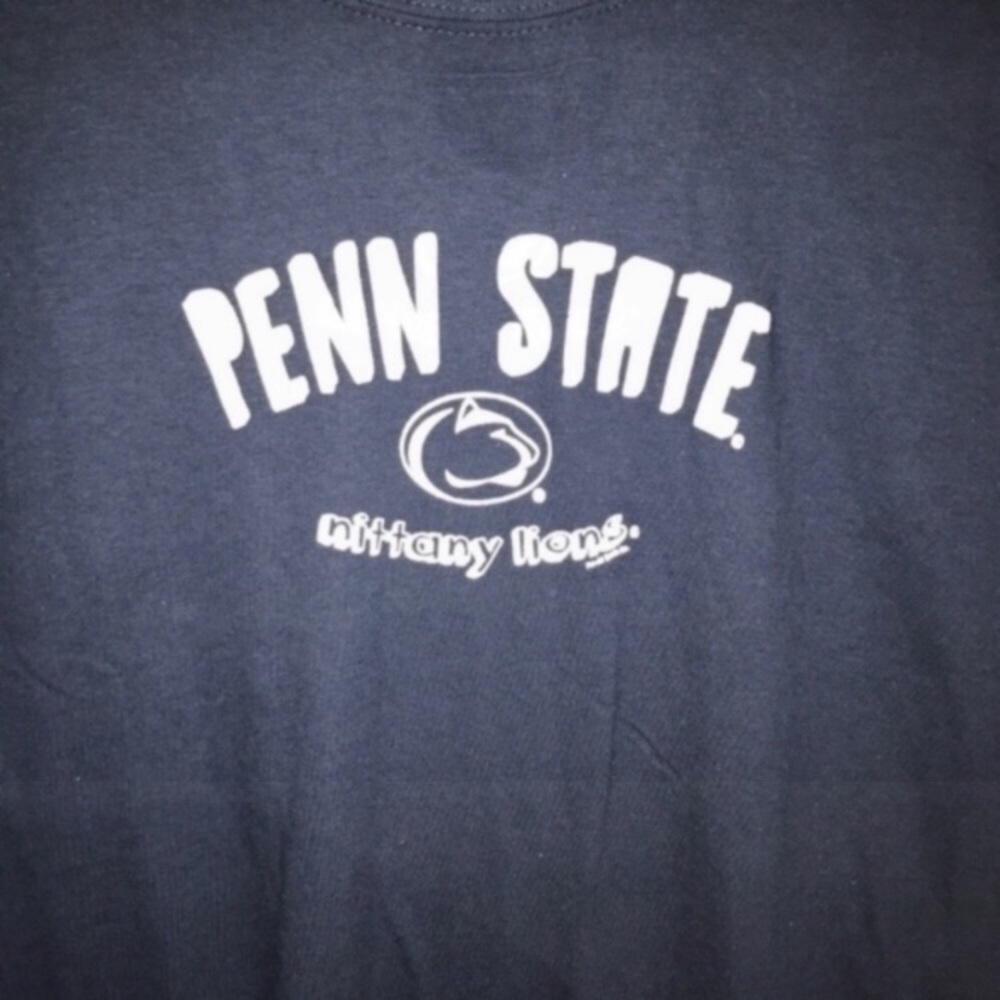 Penn State Nittany Lions Kids Large Blue Tee Boys NCAA Football Shirt - Picture 2 of 4